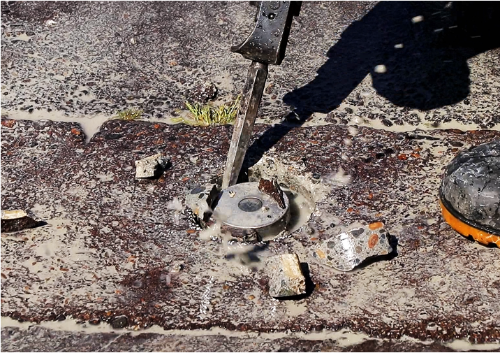 消雪パイプ　修理