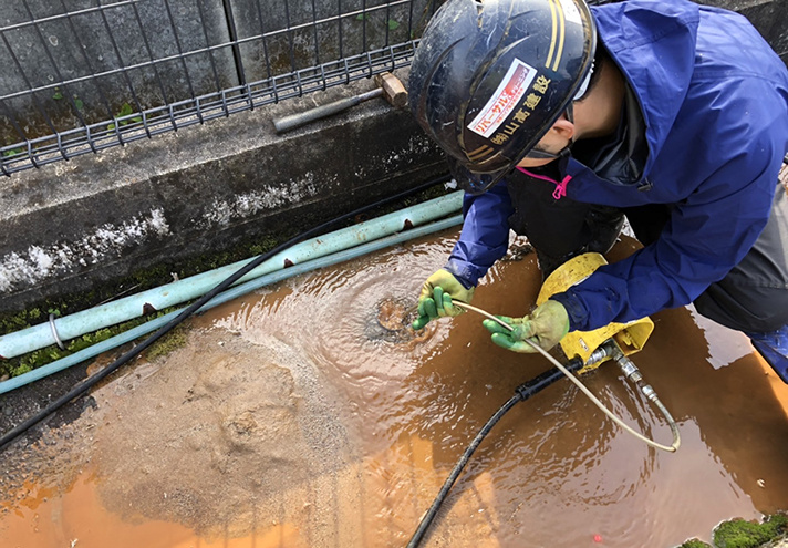 消雪パイプメンテナンス
