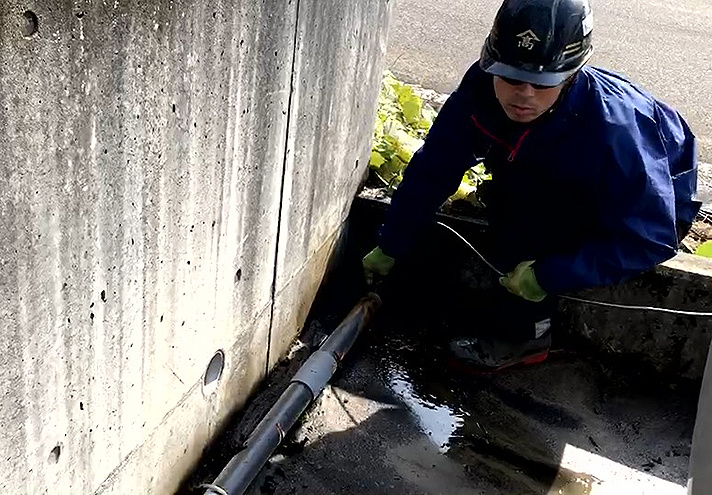 消雪パイプメンテナンス