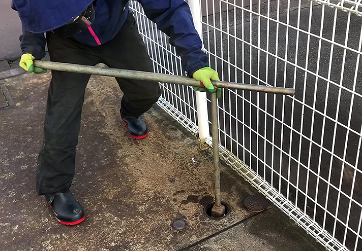 消雪パイプメンテナンス