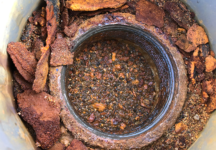 消雪パイプ詰まり