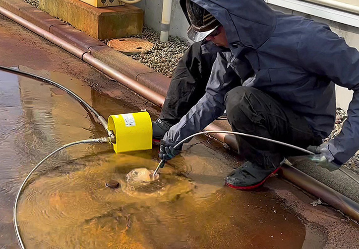 消雪パイプメンテナンス