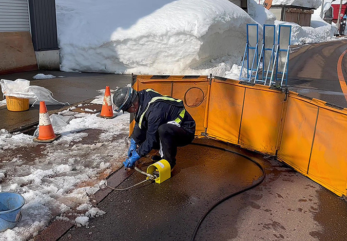 消雪パイプメンテナンス