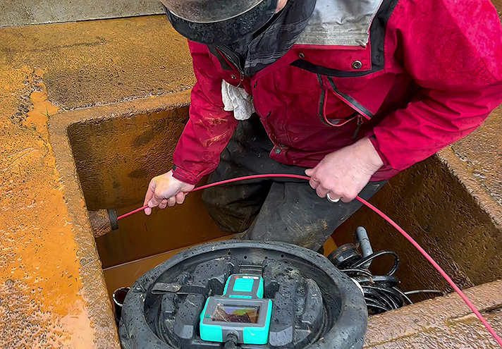 消雪パイプ詰まり