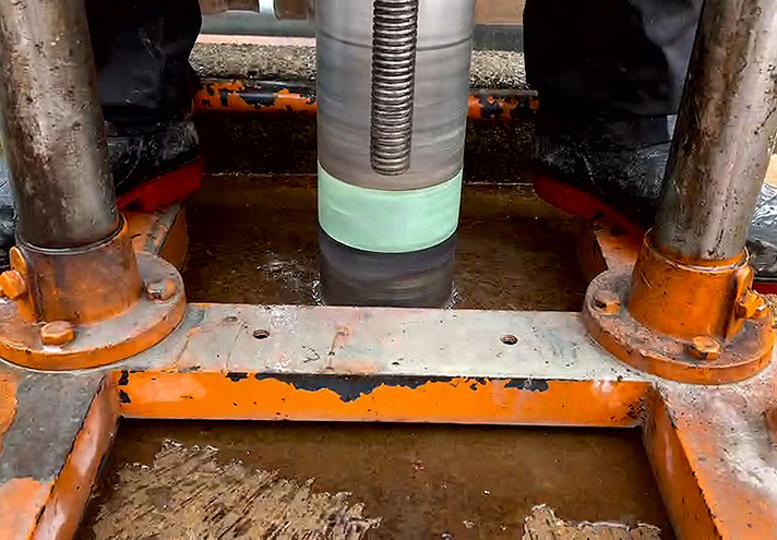 消雪パイプ詰まり