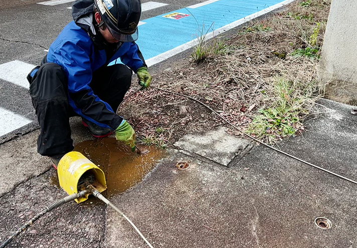 消雪パイプメンテナンス