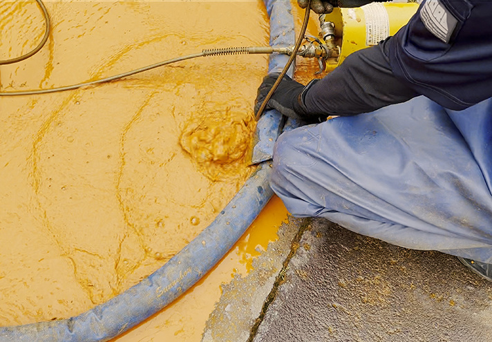 消雪パイプ詰まり