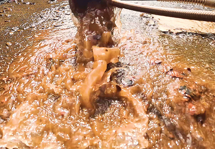 消雪パイプ詰まり